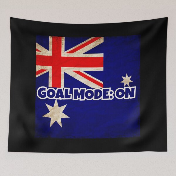 Item preview, Australia Soccer Fan Shirt – GOALMODE: ON Football Tee designed and sold by LovelyHappyGift.