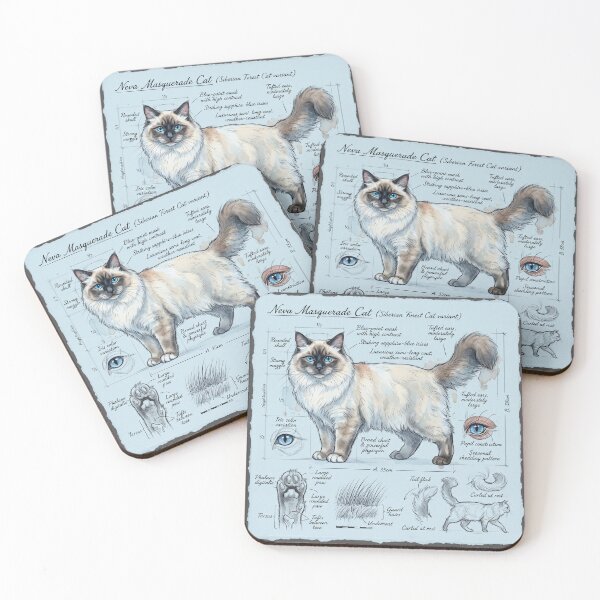 Item preview, Neva Masquerade Cat Anatomical Art Print designed and sold by Paolo-Bandal.
