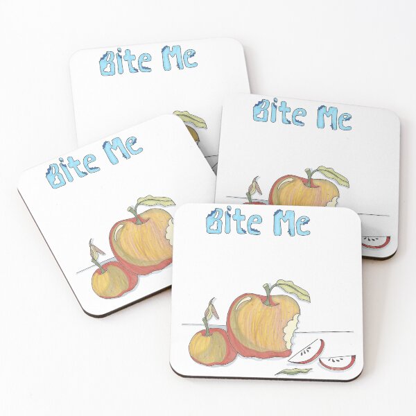 Item preview, Bite Me - Hand Drawn Crunchy Juicy Apple designed and sold by AJPrettyObscene.