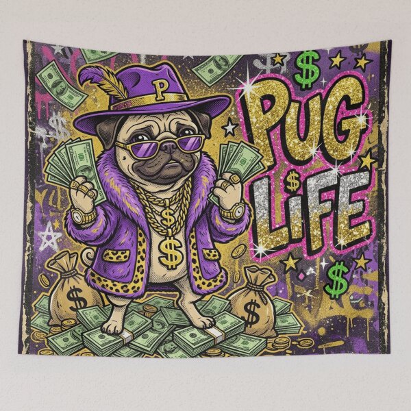 Item preview, Pug Life designed and sold by The King's general goods.