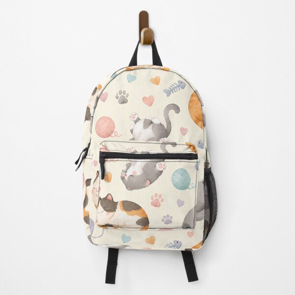 Item preview, Cute Sleeping Cats Seamless Pattern | Watercolor Kawaii Cat Design | Cozy Kitten Print for Stickers, Phone Cases & Home Decor designed and sold by agaa-vibes-studio.