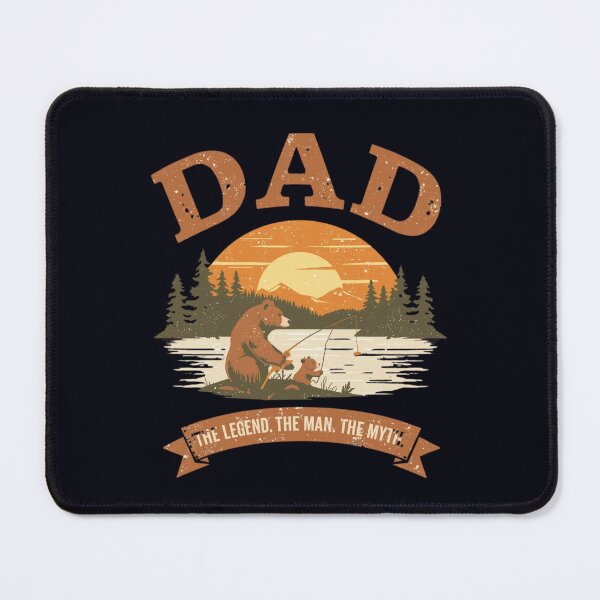 Item preview, Dad The Man The Myth The Legend Fishing Bear Father's Day designed and sold by PACS0011.
