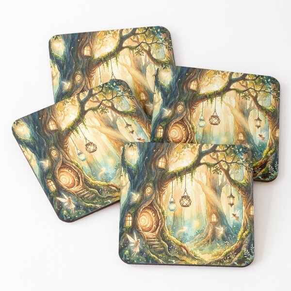 Item preview, Enchanted Fairy Tree Hollow Forest designed and sold by Petal & Pattern Co.