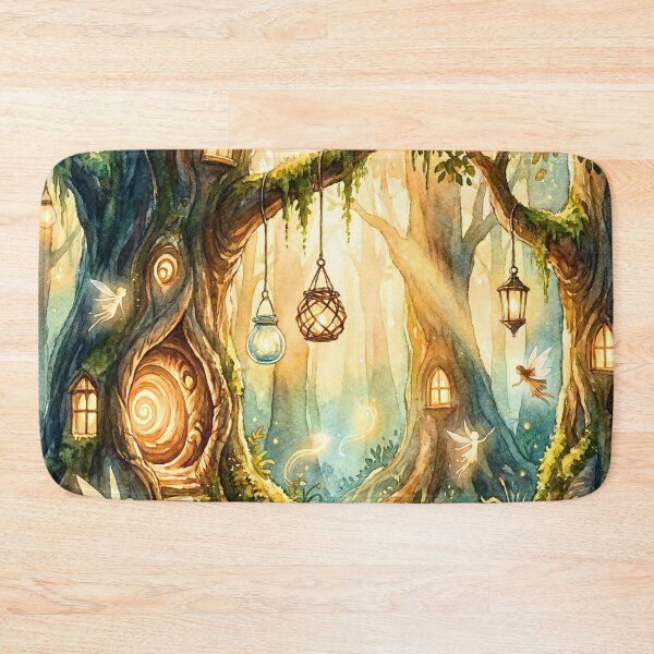 Item preview, Enchanted Fairy Tree Hollow Forest designed and sold by Petal & Pattern Co.