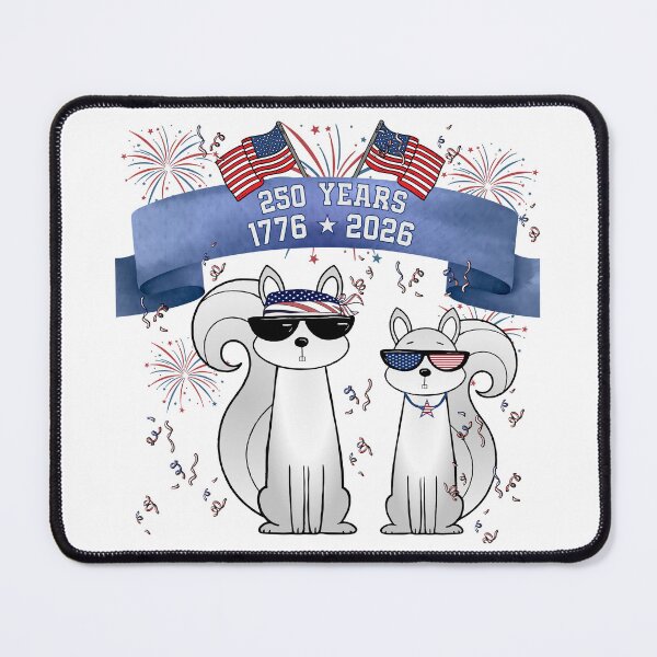 Item preview, Squirrels Celebrating 250 Years designed and sold by m2inspiration.