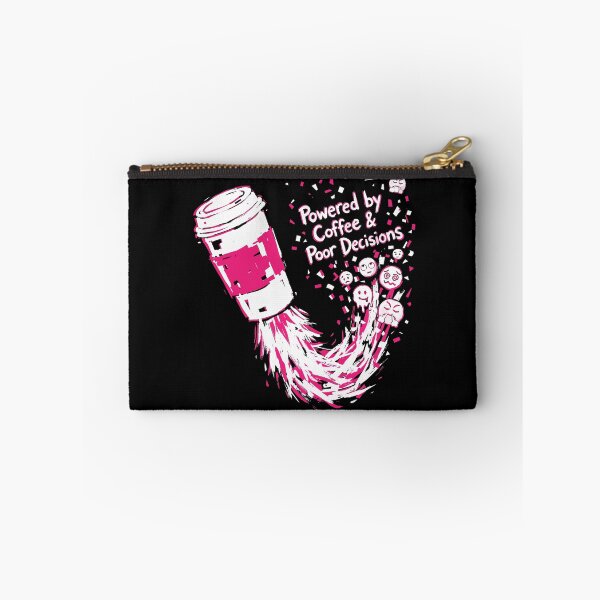Item preview, Powered by Coffee and Poor Decisions Funny Rocket designed and sold by XYZ LAB by Jesuperman.