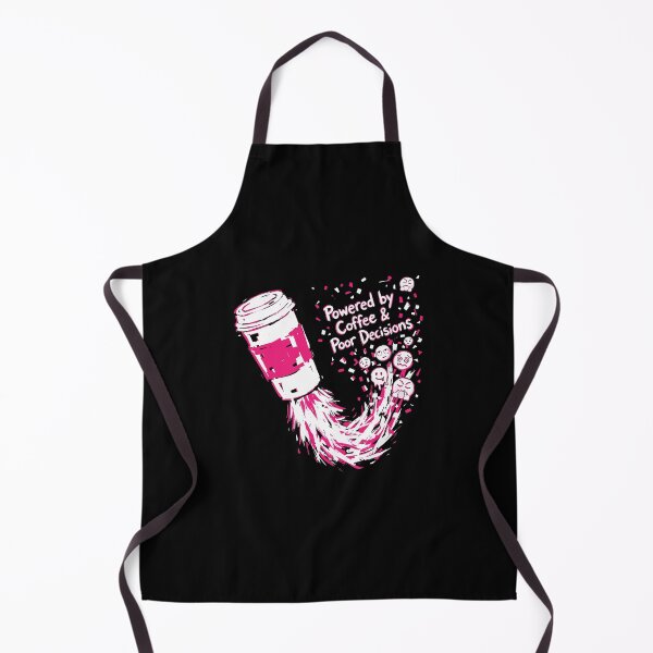 Item preview, Powered by Coffee and Poor Decisions Funny Rocket designed and sold by XYZ LAB by Jesuperman.