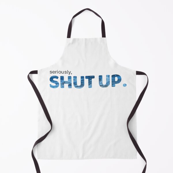 Item preview, Seriously, Shut Up designed and sold by Mascara Junkie Designs.