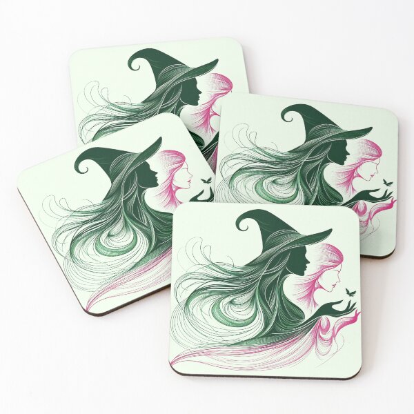 Item preview, Friends Until The End - Wicked Musical Elphaba & Glinda designed and sold by NerdiPop.