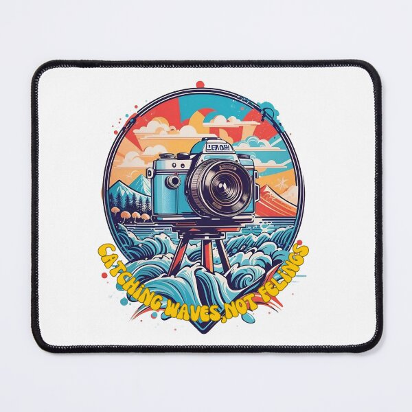 Item preview, Retro Catching Waves Not Feelings Camera Beach Pop Art designed and sold by MagySale.
