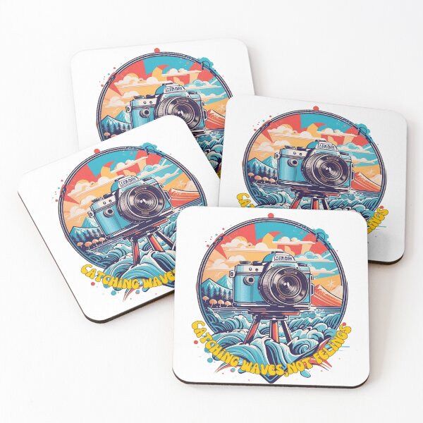 Item preview,  Retro Catching Waves Not Feelings Camera Beach Pop Art designed and sold by MagySale.