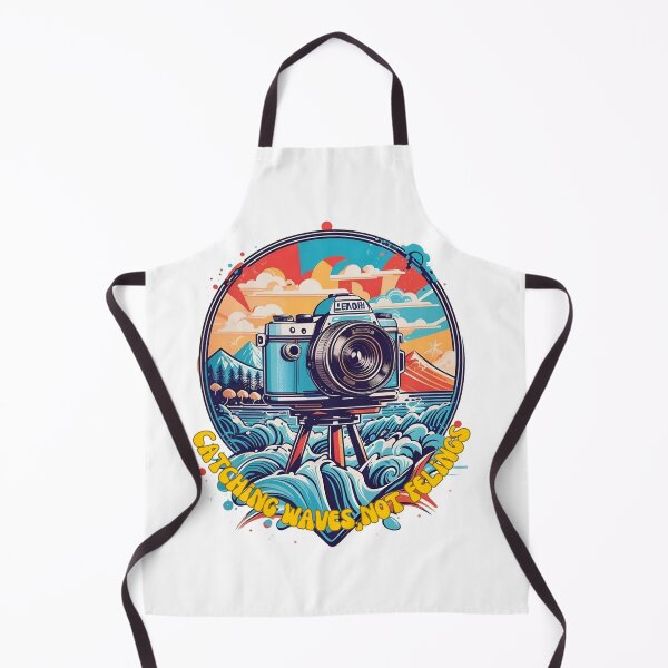 Item preview, Retro Catching Waves Not Feelings Camera Beach Pop Art designed and sold by MagySale.
