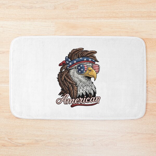 Item preview, Patriotic Bald Eagle Design – America USA Flag Sunglasses Graphic designed and sold by DoodloraStudio.
