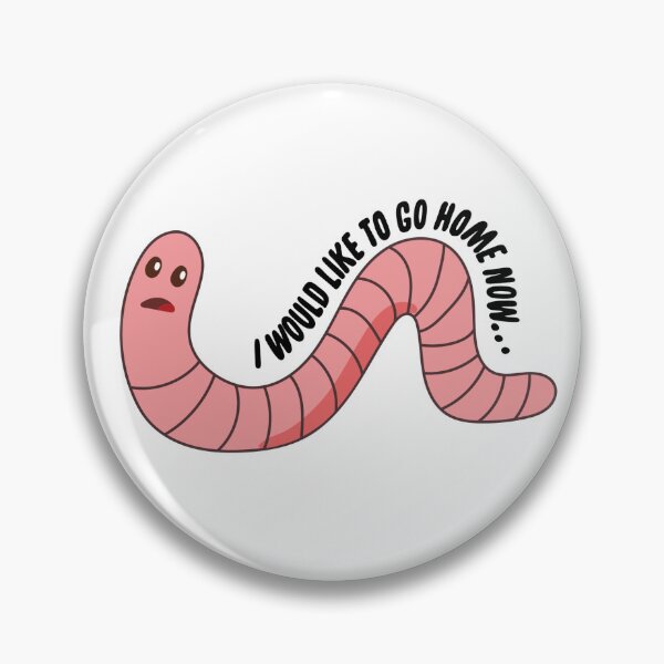 Item preview, "I would like to go home now" Worm designed and sold by rachfaias.