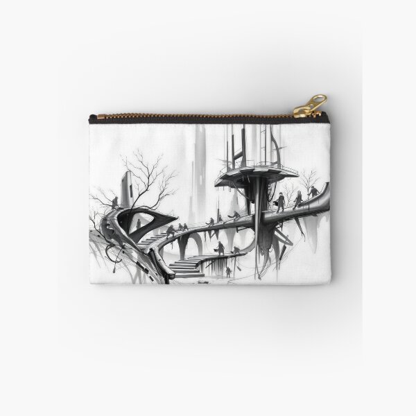 Item preview, Surreal Bizarre Architectural Art | Abstract Futuristic Structure Design designed and sold by ShadeScapeArt.