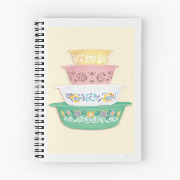 Artikelvorschau, Retro Pyrex Stapel 1 entworfen und verkauft von Cat Delli-Bovi.