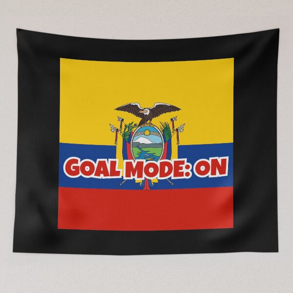Item preview, Ecuador Soccer Fan Shirt – GOALMODE: ON Football Tee designed and sold by LovelyHappyGift.