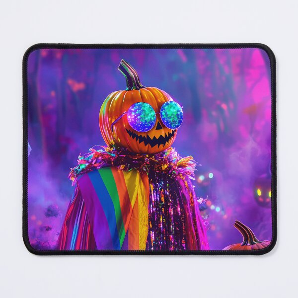 Item preview, Glitterpunk Jack‑O’‑Slay: The Rainbow Tinsel Menace designed and sold by EvieWoj.