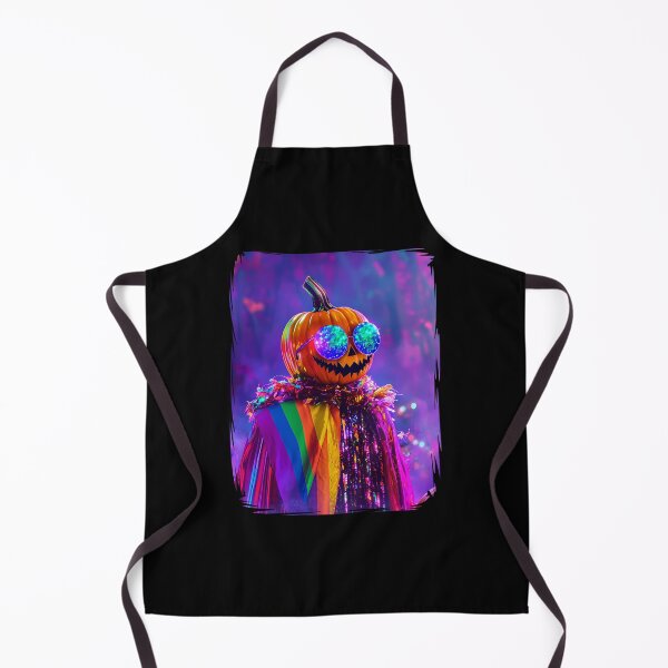 Item preview, Glitterpunk Jack‑O’‑Slay: The Rainbow Tinsel Menace designed and sold by EvieWoj.
