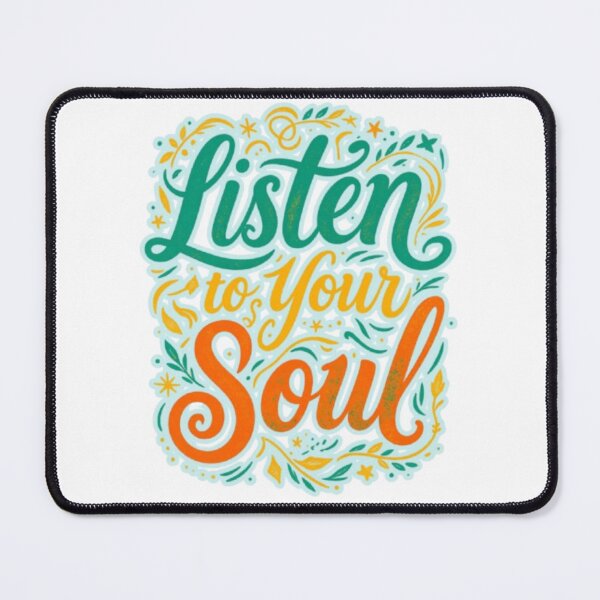 Item preview, Listen To Your Soul Inspirational Typography Art designed and sold by Miheerala.