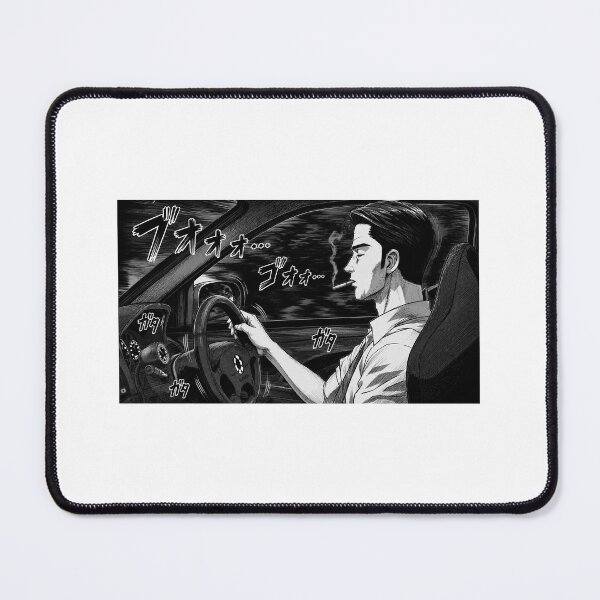 Item preview, Bunta Fujiwara – Legend of Mount Akina | Iconic Drift Master Illustration designed and sold by RonJoshArts.