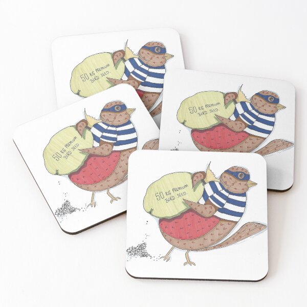 Item preview, You Are Robin Me Blind - Hand-drawn Bird designed and sold by AJPrettyObscene.