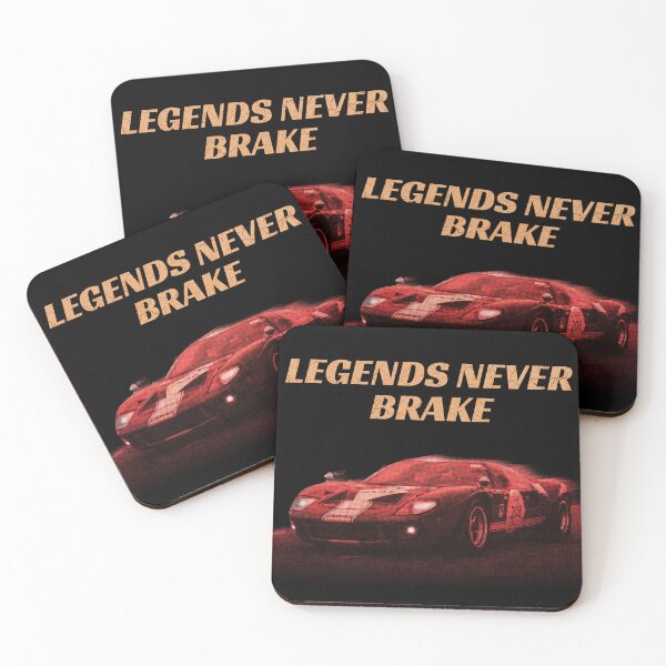 Item preview, Legends Never Brake Vintage Racing designed and sold by ZJDesignsArt.