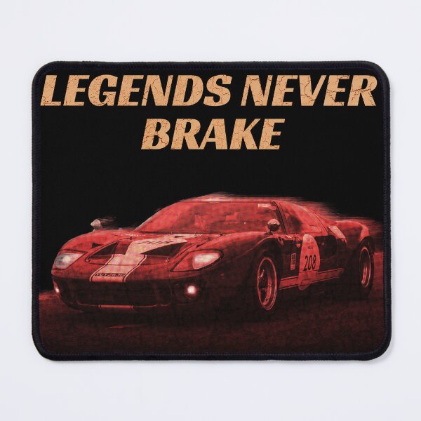 Item preview, Legends Never Brake Vintage Racing designed and sold by ZJDesignsArt.