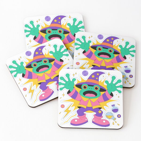 Item preview, Frog Wizard Meme Sticker designed and sold by inkfusionhub99.