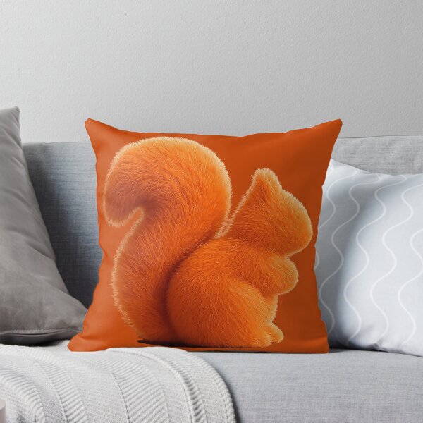 Item preview, It’s So Fluffy! Orange Squirrel  designed and sold by SecretSquirrellDesigns.