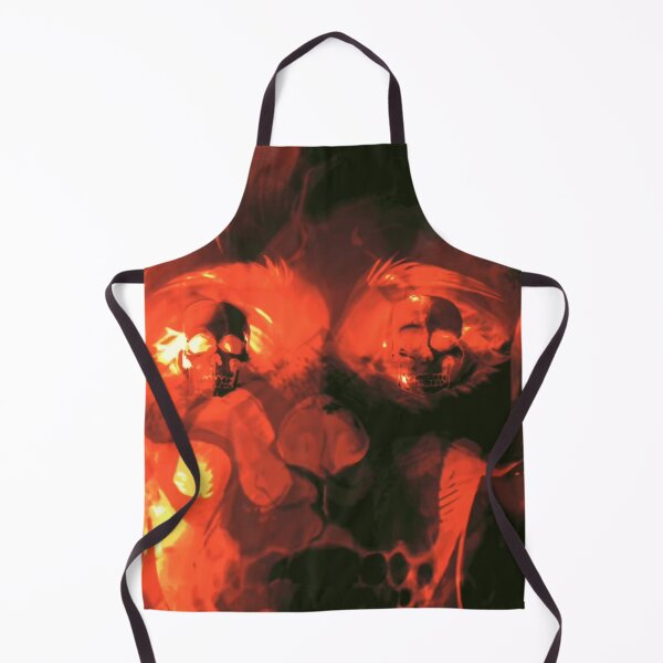 Item preview, Burning skull designed and sold by Glenbobagins.