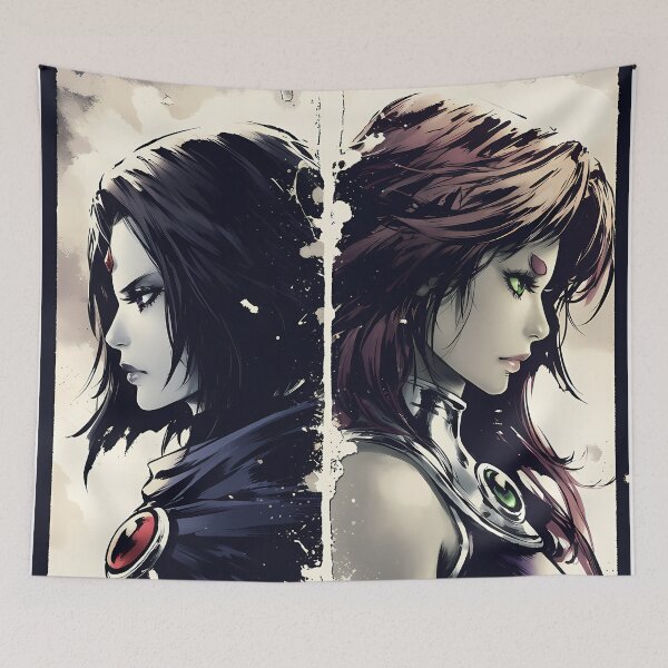 Item preview, Raven & Starfire - 8 designed and sold by Infinite-Aspire.