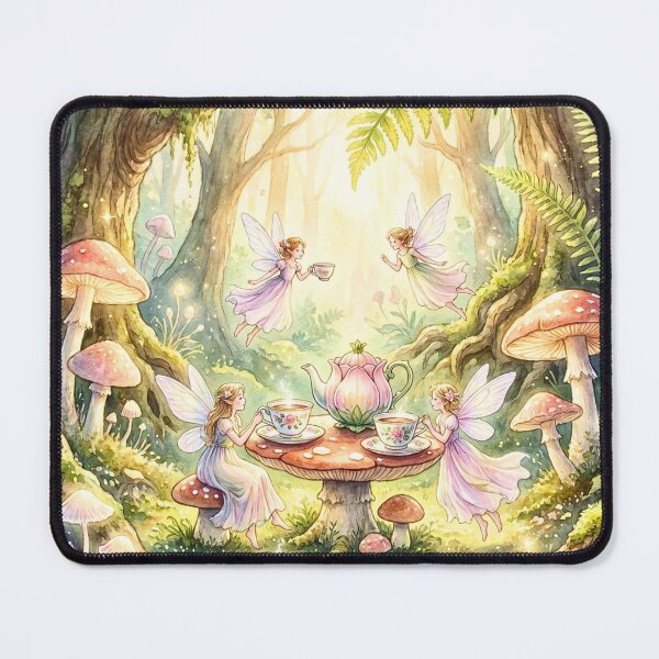 Item preview, Whimsical Fairy Tea Party Forest designed and sold by Storybook Botanica.