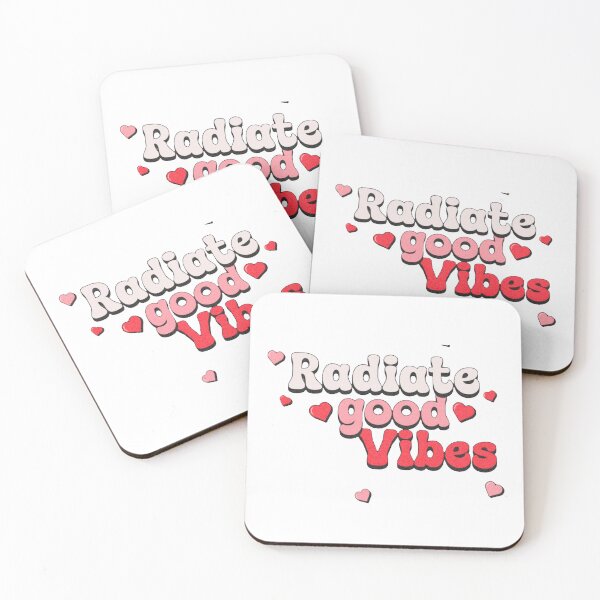 Item preview, Retro 70s Radiate Good Vibes Whimsical Typography Hearts designed and sold by MagySale.