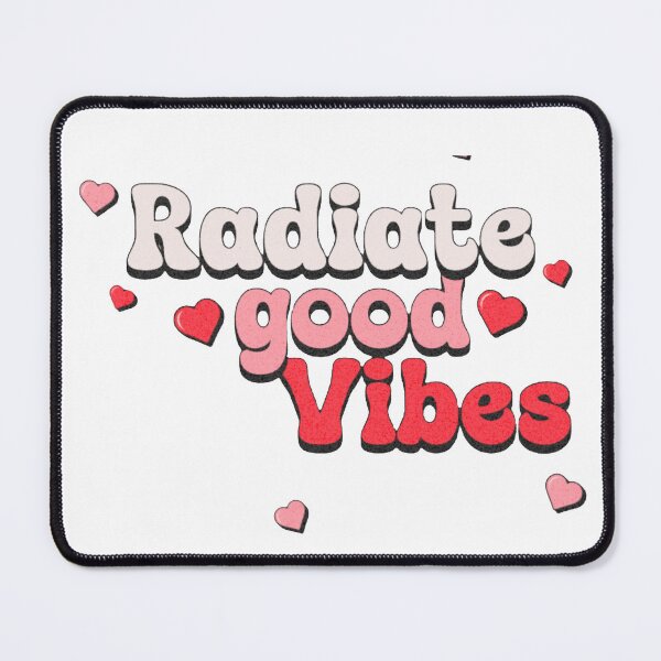 Item preview, Retro 70s Radiate Good Vibes Whimsical Typography Hearts designed and sold by MagySale.