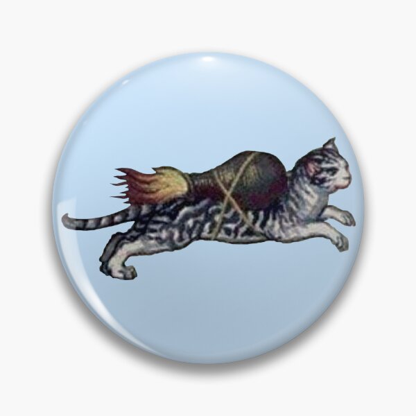 Item preview, Ugly medieval cat - Rocket cat designed and sold by Grey House.