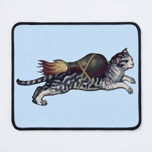 Item preview, Ugly medieval cat - Rocket cat designed and sold by Grey House.