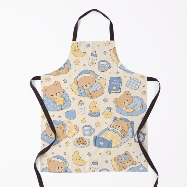 Item preview, Cozy Bear Bedtime Kawaii Pattern designed and sold by Soft Berry Studio.