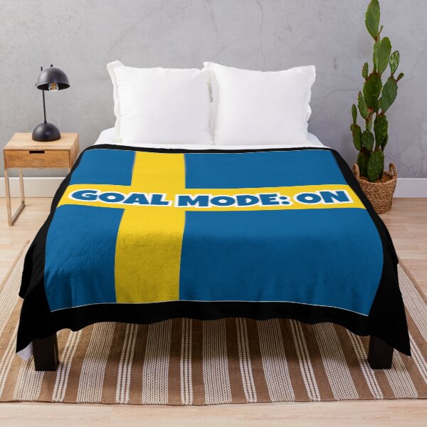 Item preview, Sweden Soccer Fan Shirt – GOALMODE: ON Football Tee designed and sold by LovelyHappyGift.