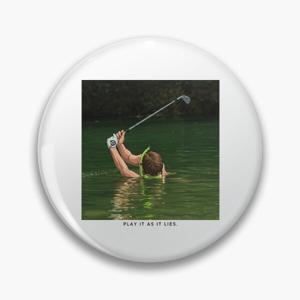 Item preview, Play it as it lies funny golf design.  designed and sold by QuietTeeClub.