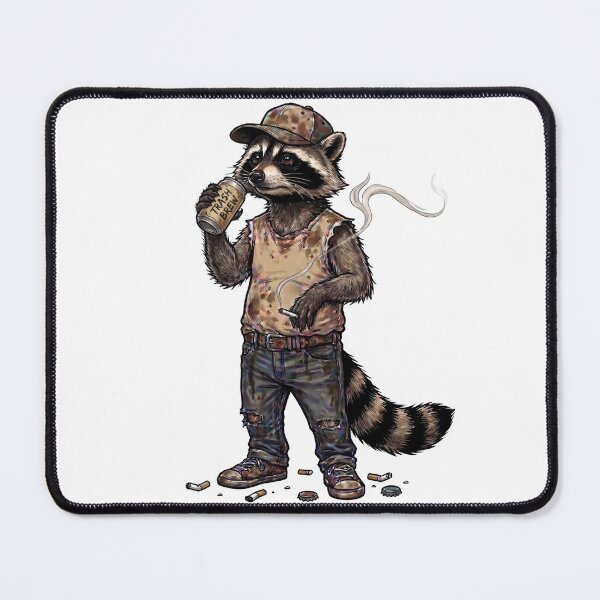 Item preview, Trash Brew Raccoon - Gritty Urban Style designed and sold by orioleoutdoor.