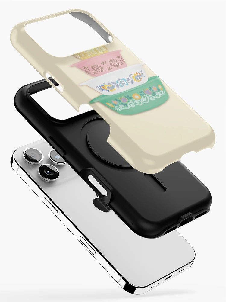 Thumbnail 2 of 4, iPhone Case, Retro Pyrex Stack 2 designed and sold by Cat Delli-Bovi.