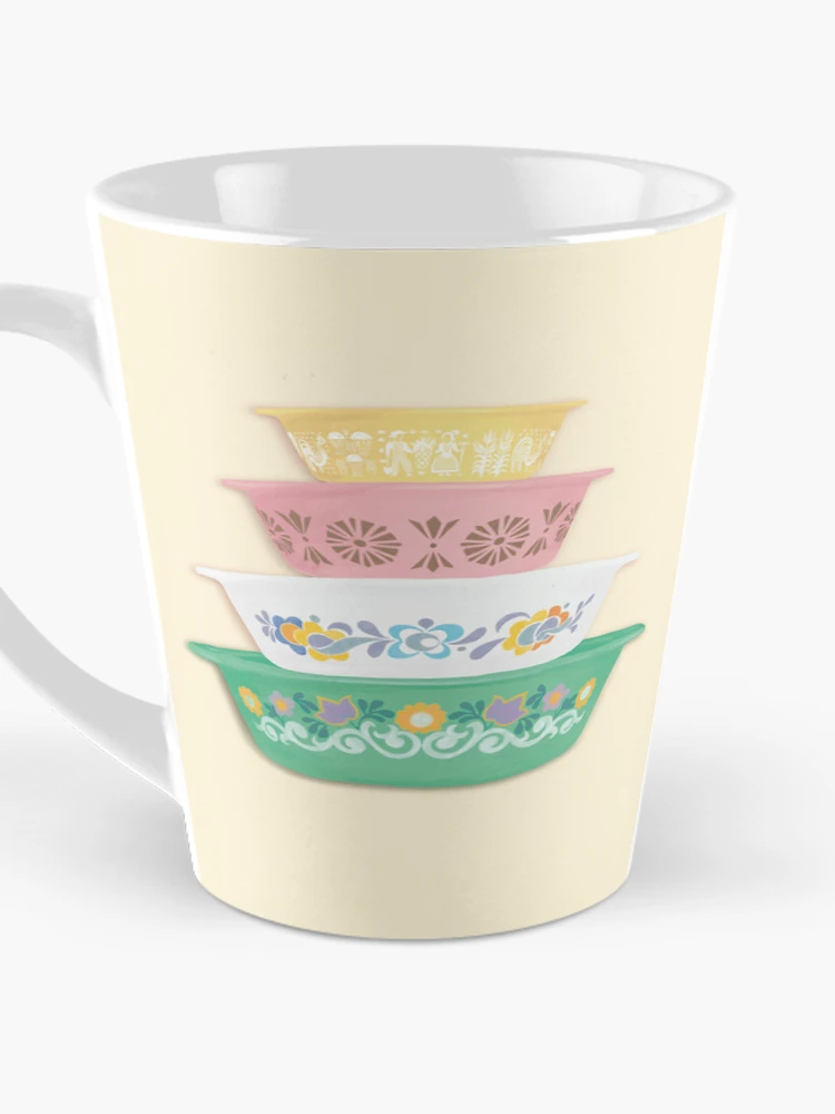 Thumbnail 3 of 4, Coffee Mug, Retro Pyrex Stack 2 designed and sold by Cat Delli-Bovi.