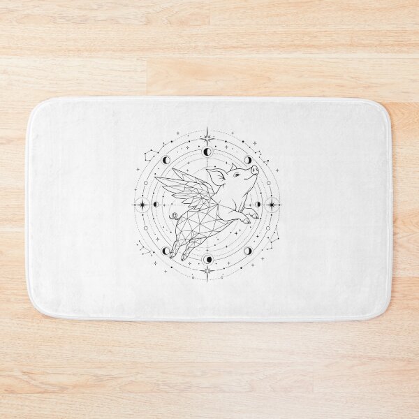 Item preview, Astronomical Geometric Flying Pig  designed and sold by Elisa Miller.