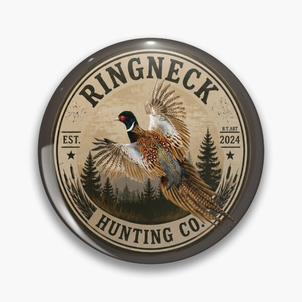 Item preview, Ringneck Hunting Co. Vintage Pheasant Logo designed and sold by TammyHunterArt.