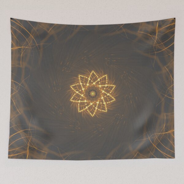 Item preview, Warm Ember Rosette designed and sold by EsmArtUniverse.