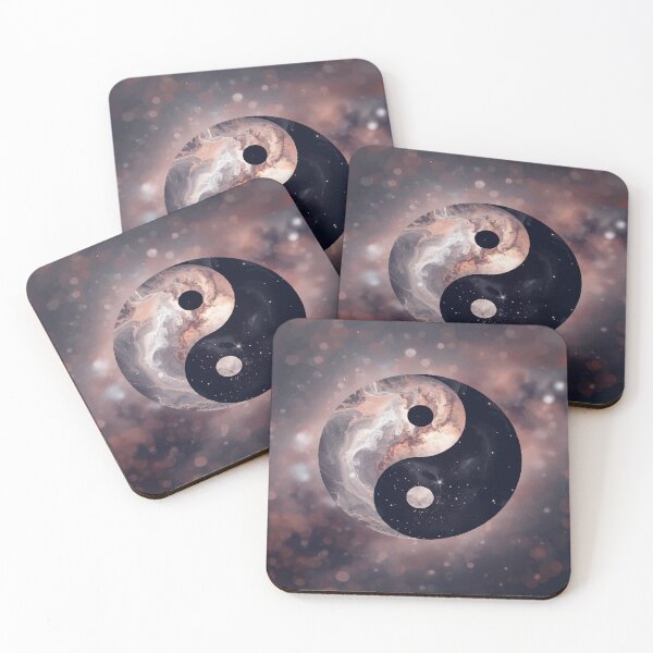 Item preview, Nebula Yin Yang designed and sold by AbstractAnom.