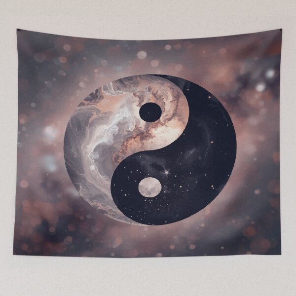 Item preview, Nebula Yin Yang designed and sold by AbstractAnom.