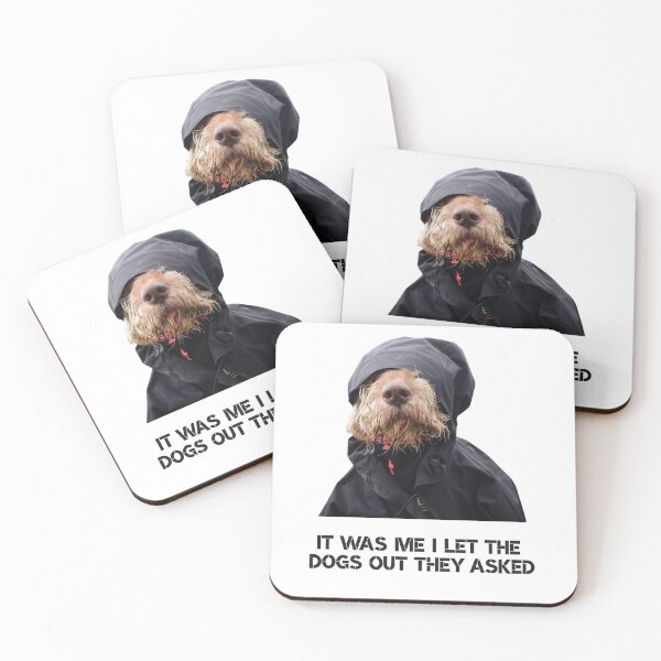 Item preview, It Was Me I Let the Dogs Out They Asked | Funny Guilty Dog Meme  designed and sold by Cutie Galore.