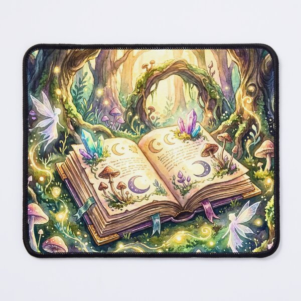 Item preview, Enchanted Fairy Spellbook Forest Dreams designed and sold by Petal & Pattern Co.